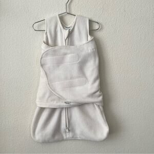 Halo Micro-Fleece SleepSack Swaddle cream ivory off-white